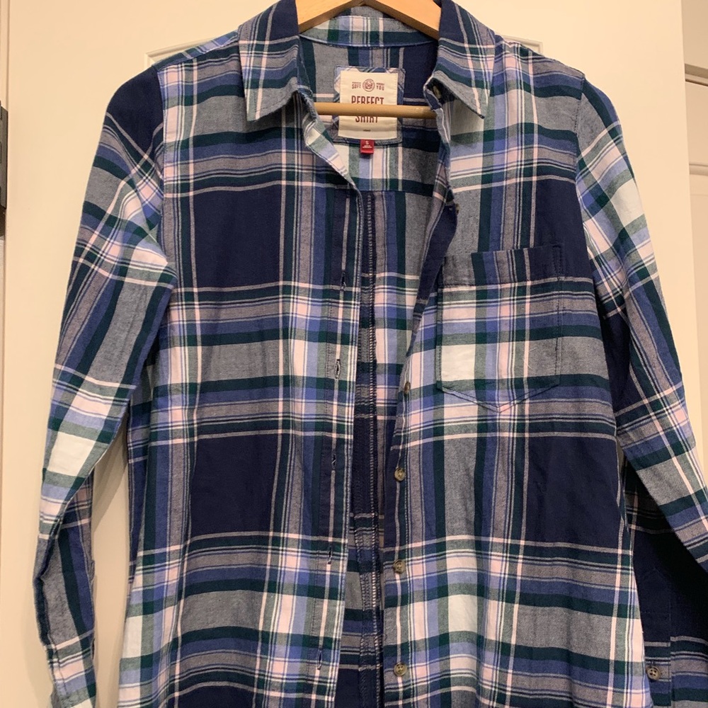 “Perfect” plaid shirt
